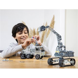 Constructie set - graafmachine - 340 onderdelen